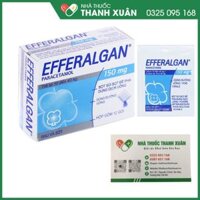 Bột sủi Efferalgan 150mg hạ sốt, giảm đau nhẹ đến vừa