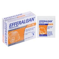 Bột sủi Efferalgan 250mg UPSA SAS giảm đau, hạ sốt (12 gói)