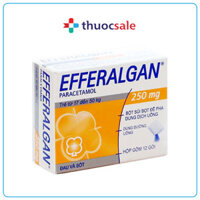 Bột sủi Efferalgan 250mg UPSA SAS giảm đau, hạ sốt (Hộp 12 gói)