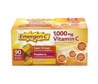 Bột sủi Emergen-C 1000mg Vitamin C 90 gói giá tốt nhất