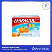 Bột sủi Hapacol 150 giảm đau, hạ sốt (24 gói x 1.5g)