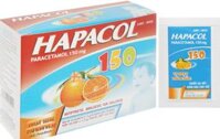 Bột sủi Hapacol 150 giảm đau, hạ sốt (1 gói x 1.5g)