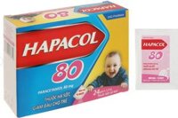 Bột sủi Hapacol 80 giảm đau, hạ sốt cho trẻ (1gói x 1.5g)