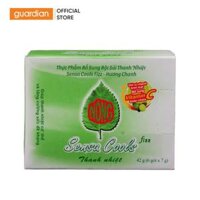 Bột Sủi Thanh Nhiệt Sensa Cools Hương Chanh Hộp 6 Gói x 7.15g