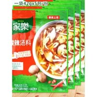 Bột súp chua nóng Knorr 42g*5 túi, súp ăn liền tiện lợi, nấu nhanh, sử dụng tại nhà, súp chua, súp bò