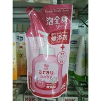 BỌT TẮM GỘI THẢO MỘC ARAU BABY TÚI 400 ml