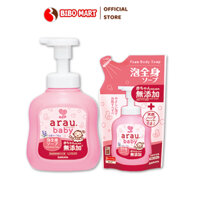 Bọt Tắm Gội Thảo Mộc Trẻ Em Arau Baby Làm Sạch Nhẹ Nhàng, Nâng Niu Làn Da Bé