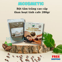 Bột tắm trắng cao cấp than hoạt tính Cafe 100% trắng da mặt và body