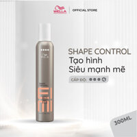 Bọt Tạo Kiểu Cho Tóc Wella EIMI Giúp Giữ Nếp Shape Control Extra Firm Styling Mousse 300ml và 500ml