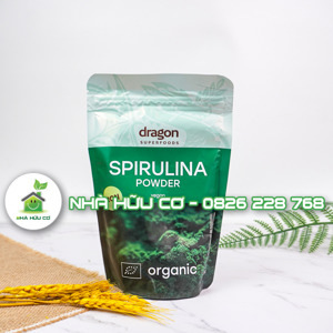 Bột tảo spirulina hữu cơ Dragon 200g