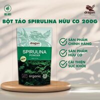 BỘT TẢO SPIRULINA HỮU CƠ  200Gr (DRAGON SUPERFOOD)