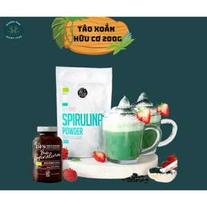 Bột tảo xoắn Spirulina hữu cơ Diet Food 200g