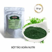 Bột tảo xoắn spirulina NUTRI (túi 50g)