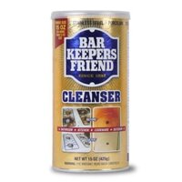 Bột tẩy Đa Năng Vách kính, Vòi Tắm . Inox BAR KEEPERS FRIEND BKF 425g, Hàng Nội Địa Mĩ