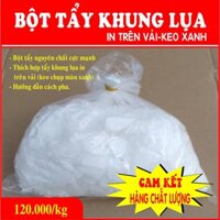 BỘT TẨY KHUNG LỤA IN VẢI (KEO XANH)