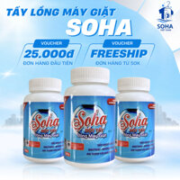 Bột tẩy lồng máy giặt Soha 300g loại bỏ chất bẩn tích tụ và hết mùi hôi trong lồng máy giặt