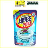 Bột tẩy lồng vệ sinh máy giặt Hàn Quốc Sandokkaebi 450gr, nước vệ sinh máy giặt giúp máy giặt luôn sạch