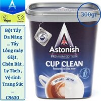 Bột tẩy lồng vệ sinh máy giặt. thông tắc cống .tẩy dầu mỡ tấm lưới máy hút mùi .tẩy đa năng ASTONISH C9630