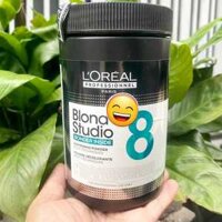 BỘT TẨY TÓC CAO CẤP LOREAL PRO BLOND STUDIO NÂNG SÁNG 8 CẤP ĐỘ 500ml