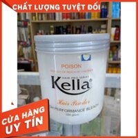 Bột Tẩy Tóc Kella Trắng 500g (hộp màu trắng )chaatsv bột siêu min -tẩy mạnh ít rát da đầu-dùng chosalon tóc