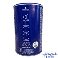 Bột tẩy tóc màu trắng Igora Vario Blond Super Plus White Dust-Free Lightening Powder Schwarzkopf 450g - MK