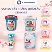 Bột tẩy trắng quần áo ,kem tẩy vết bẩn có đầu cọ, giấy tẩy trắng DENKMIT - nhập khẩu Đức