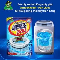 BỘT TẨY VỆ SINH LÒNG MÁY GIẶT 450gr - NK từ Hàn Quốc