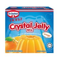 Bột Thạch Rau Câu Hương Cam, Crystal Jelly Mix, Orange (90g) - DR. OETKER
