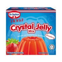 Bột Thạch Rau Câu Hương Dâu, Crystal Jelly Mix, Strawberry (90g) - DR. OETKER