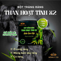 Bột than hoạt tính làm trắng răng, hết mảng bám