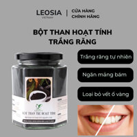 Bột than tre trắng răng LEOSIA - Trắng răng tự nhiên, sạch mảng bám với bột than tre hoạt tính 70G
