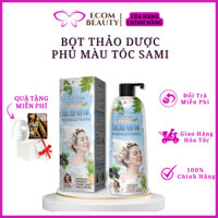Bọt thảo dược phủ màu SAMI - Bọt nhuộm tóc hiệu quả chỉ sau 1 lần gội, đều màu, lâu phai, Dung tích 400ml - ECOM BEAUTY