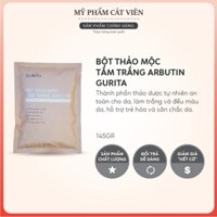 Bột Thảo Mộc Tắm Trắng Arbutin Gurita, Bột Ủ Trắng Da, Tắm Trắng Cấp Tốc - túi 145g