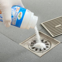 Bột thông cống cực mạnh HGO SUPER bột thông bồn cầu, bồn rửa bát, đường ống, chai 250gram