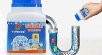 Bột thông tắc bồn cầu, nhà vệ sinh, bồn rửa bát đa năng Yuhao