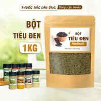Bột tiêu đen rang xay nguyên chất 1kg (Hạt tiêu đen cay nồng tự nhiên)