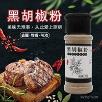 Bột tiêu đen và trắng 50g bộ combo, gia vị mì ống mới xay, nguyên liệu bít tết, gia vị BBQ gia đình