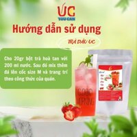 BỘT TRÀ DÂU HÒA TAN UC TÚI 1KG