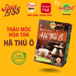 Bột trà đen sữa hiệu macha 3 in 1 hùng phát - hộp 20 gói x 17 g