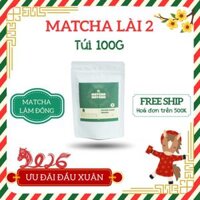 Bột trà Matcha Ô Long Lài 2 | Túi 100g