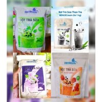 Bột Trà Sữa 1Kg, Trà Sữa Hoa Anh Đào, Sâm Dứa, Khoai Môn, Mật Ong, Bạc Hà, Vải, Việt Quất, Dưa Gang