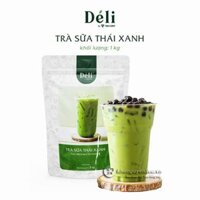 Bột Trà Sữa Thái Xanh Déli