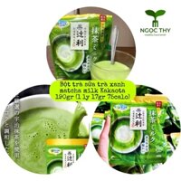 Bột trà sữa trà xanh matcha milk thơm ngon ít ngọt Kataoka 190gr (17gr bột 75calo)