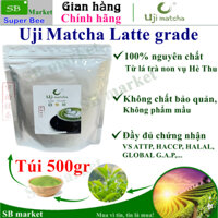 Bột trà Uji Matcha Latte grade 100-500gr cao cấp, chính hãng, thơm ngon, chuẩn vị matcha.