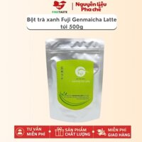 Bột Trà Xanh Gạo Rang Fuji Genmaicha Latte – Túi 500g | Hương Vị Đậm Đà, Thơm Béo Tự Nhiên