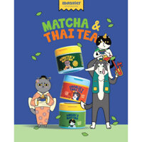 BỘT TRÀ XANH MATCHA CAO CẤP / TRÀ THÁI ĐỎ MONSTER AND FRIEND THÁI LAN - GÁI THÁI