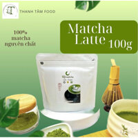 Bột trà xanh matcha LATTE GRADE 100GR nguyên chất chính hãng 100%.| Vụ xuân