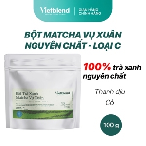 Bột trà xanh Matcha nguyên chất vụ xuân - 100gr