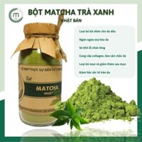 Bột Trà Xanh Matcha Nhật Bản đắp mặt nạ dưỡng trắng da ngăn ngừa mụn nguyên chất từ thiên nhiên MỘC chai 100ml handmade