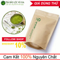 Bột Trà Xanh Nguyên Chất Vũ Gia 50g( dạng túi) - đắp mặt nạ dưỡng da tắm trắng tẩy tế bào chết sạch mụn an toàn - Đã được kiểm nghiệm y tế LazadaMall